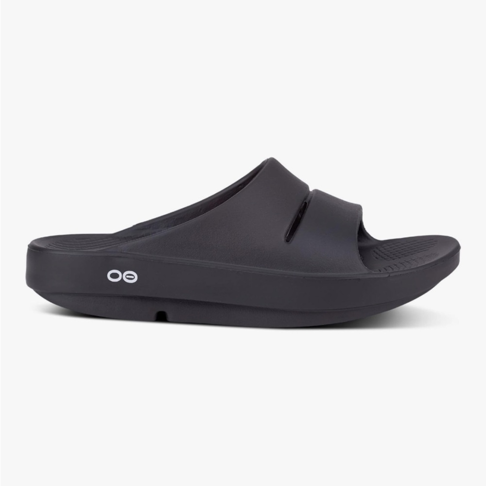 OOFOS comfort black Slide Sandals